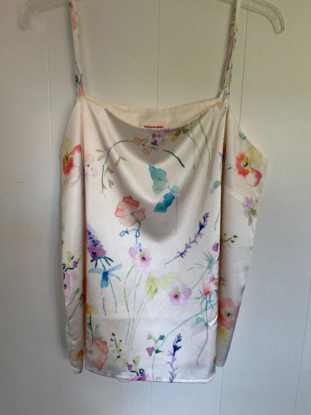 Showpo off white floral camisole Size 12